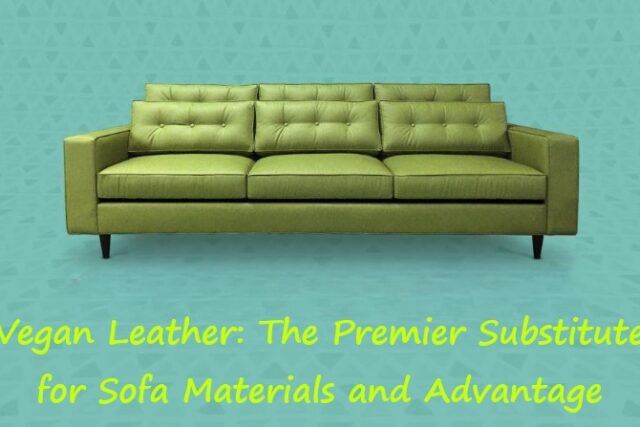 Vegan Leather: The Premier Substitute for Sofa Materials and advantage